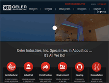 Tablet Screenshot of oeler.com